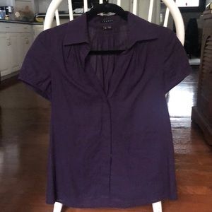 Theory S/S Collar Blouse